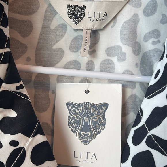 NWT LITA TRENCH COAT KING CHEETAH - Picture 2 of 11